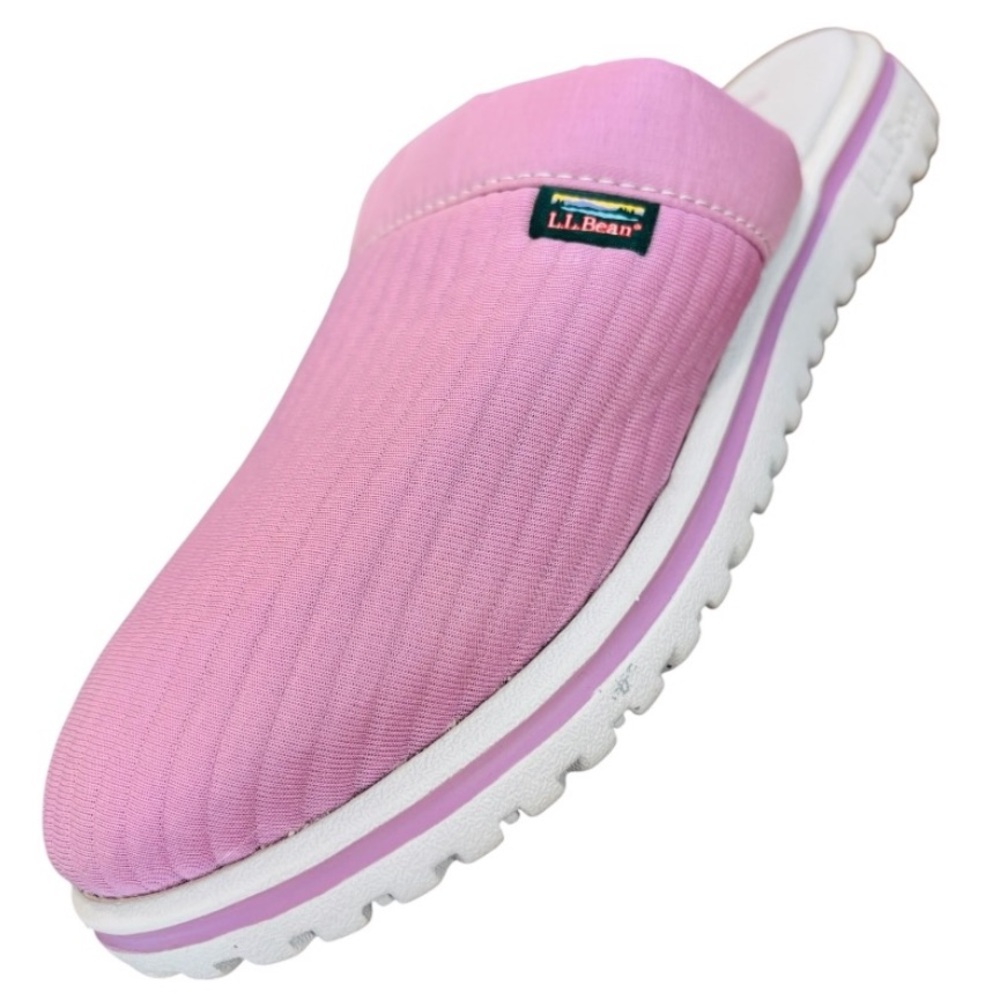 L.L. Bean Kids Girl Airlight Mauve Berry Colorway Slip On Mules Size 3-4